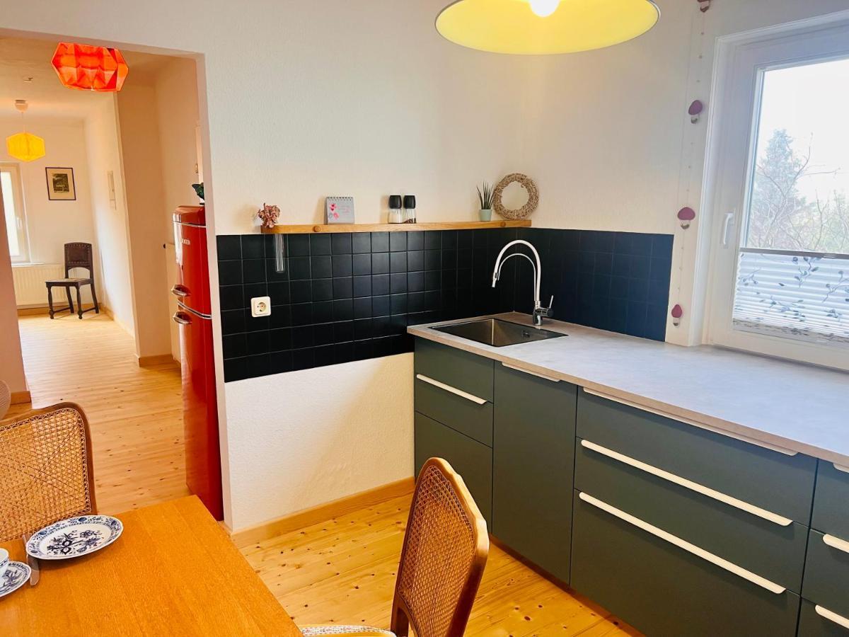 Kuschelige Helle Ferienwohnung Гота Екстериор снимка
